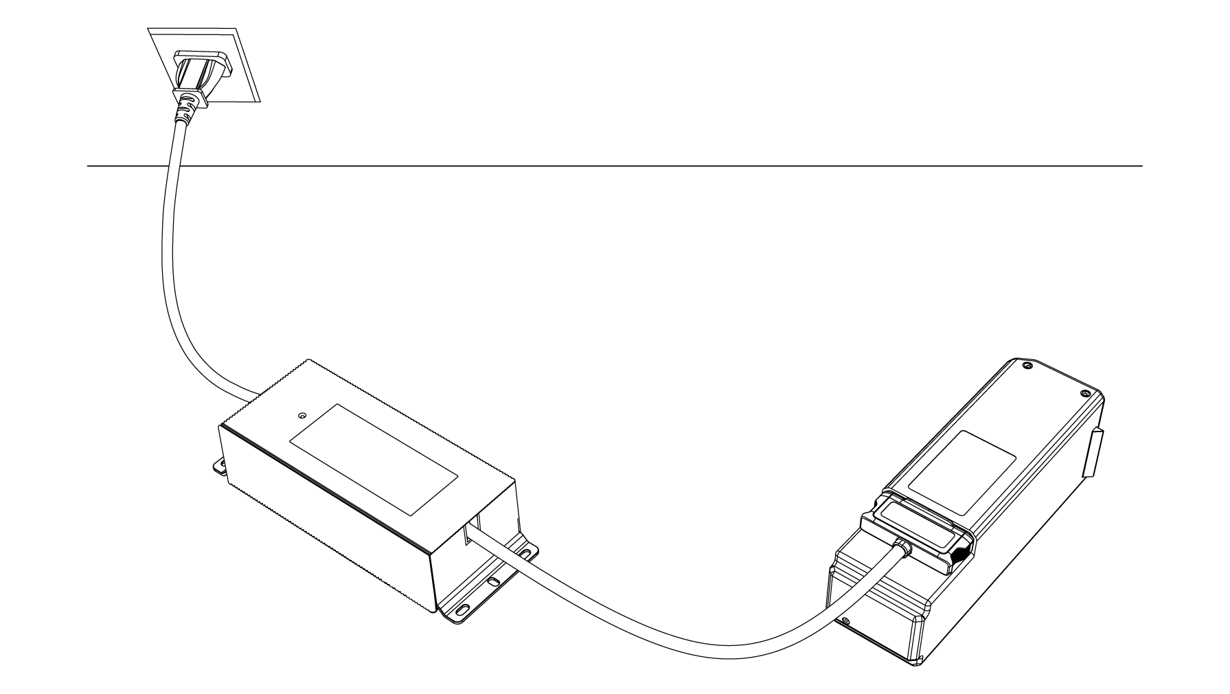 Connecting the charger to the A2 battery