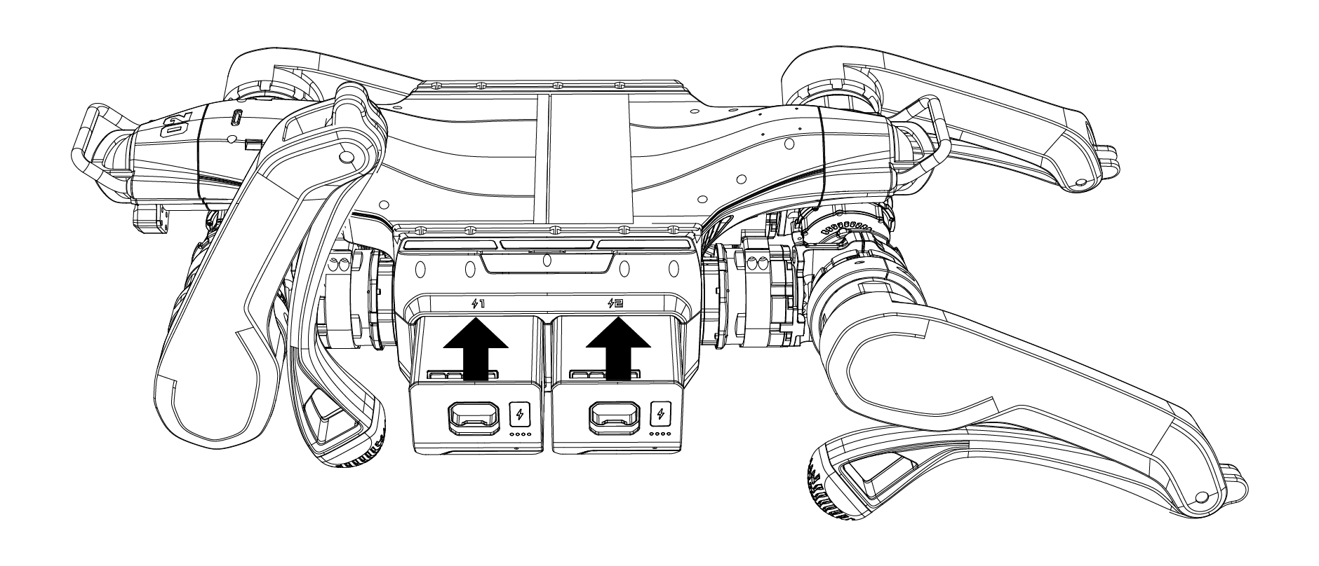 Installing the A2 batteries