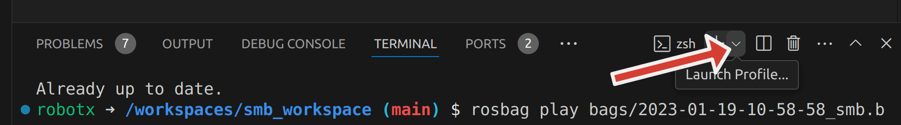 Terminal Dropdown